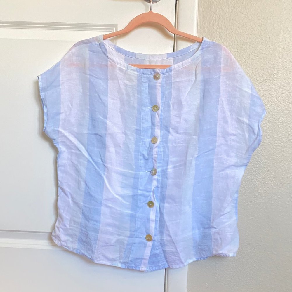 Striped Blue Shirt
